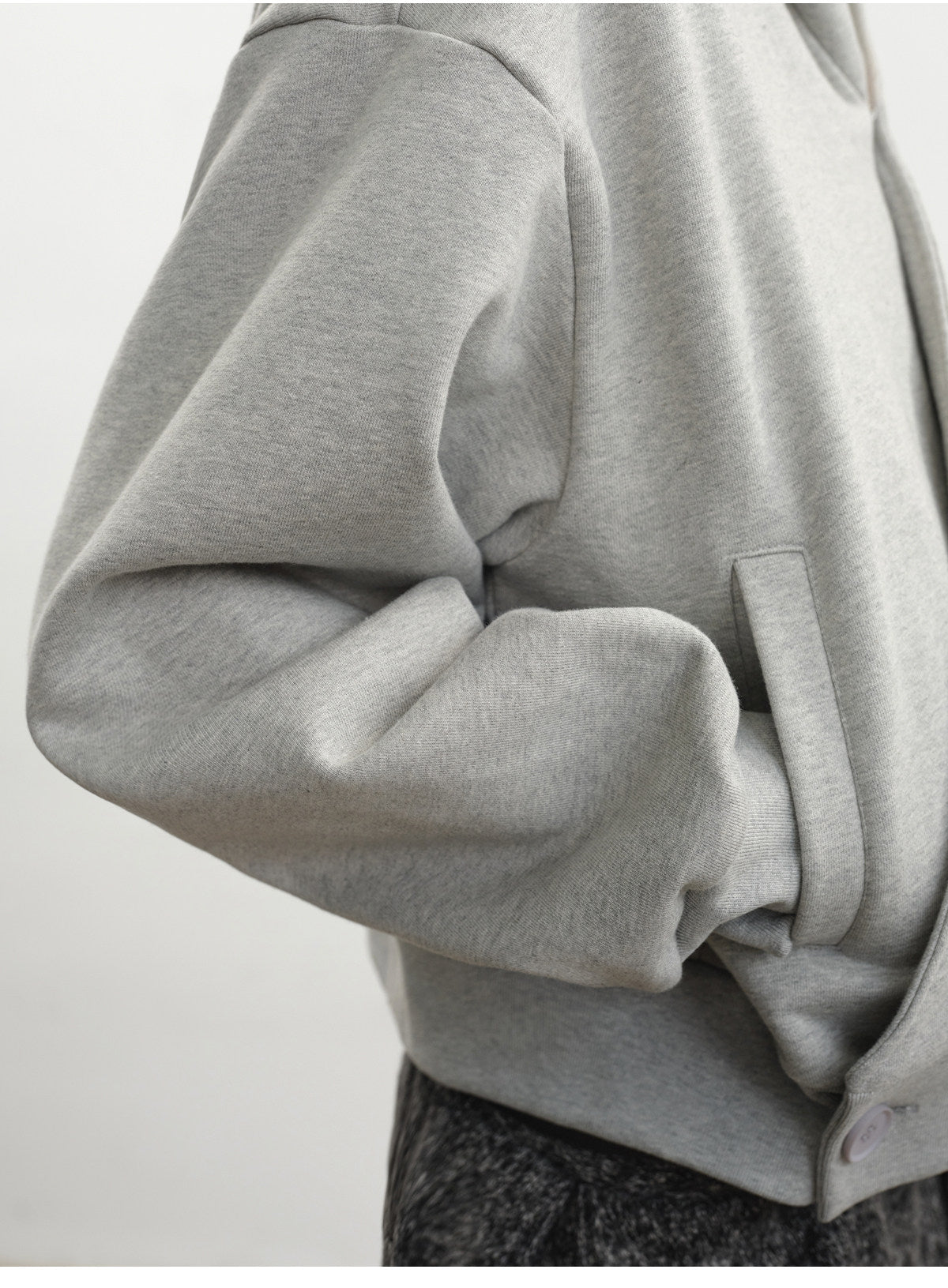 Cross-Collared Hoodie