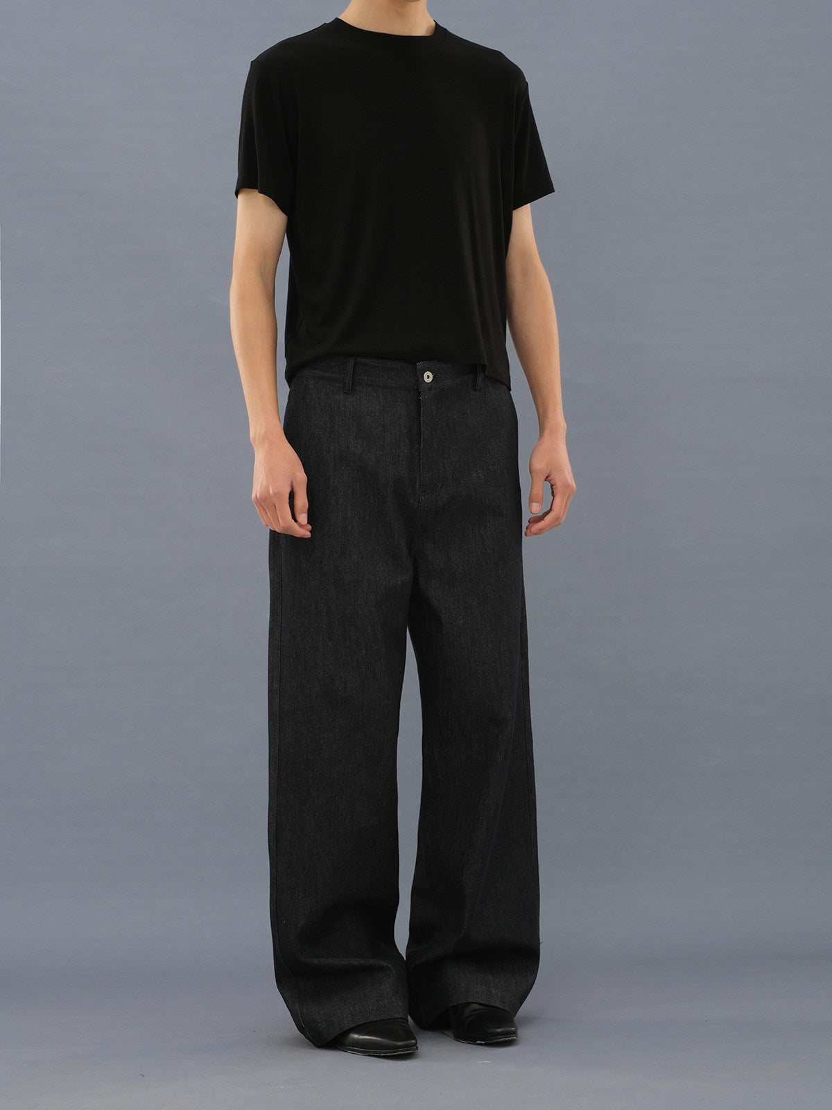 Straight cow trousers