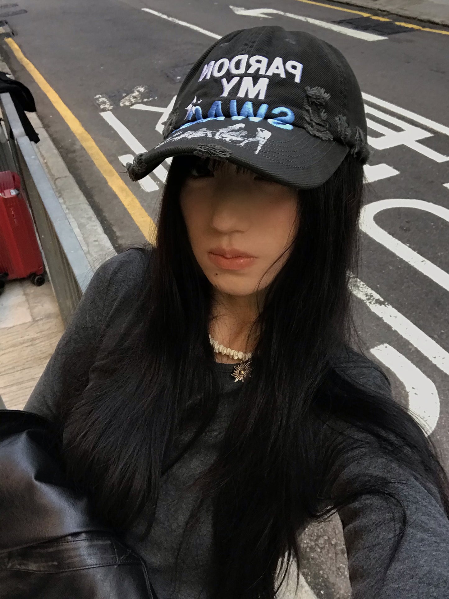 'PARDON MY SWAG' embroidered cap