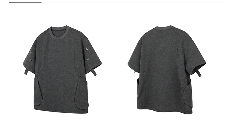 3D Structure Short Sleeve T-shirt