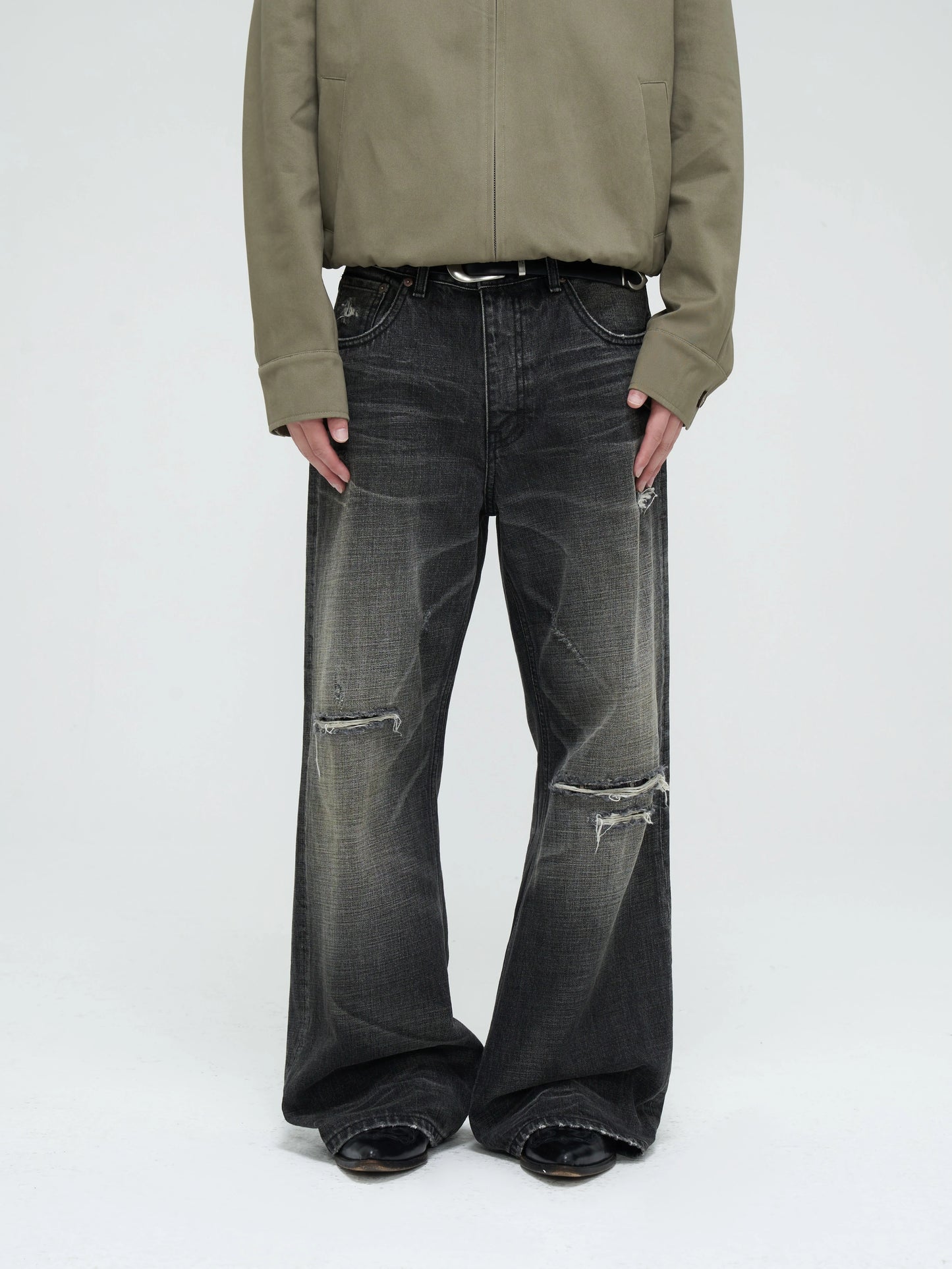 Patch Wash Destroy Jeans