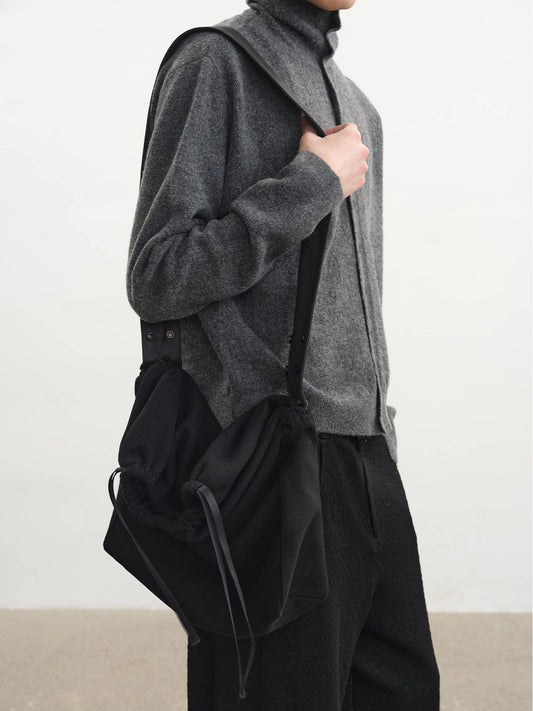 JCAESAR Patchwork Wax Texture Bag