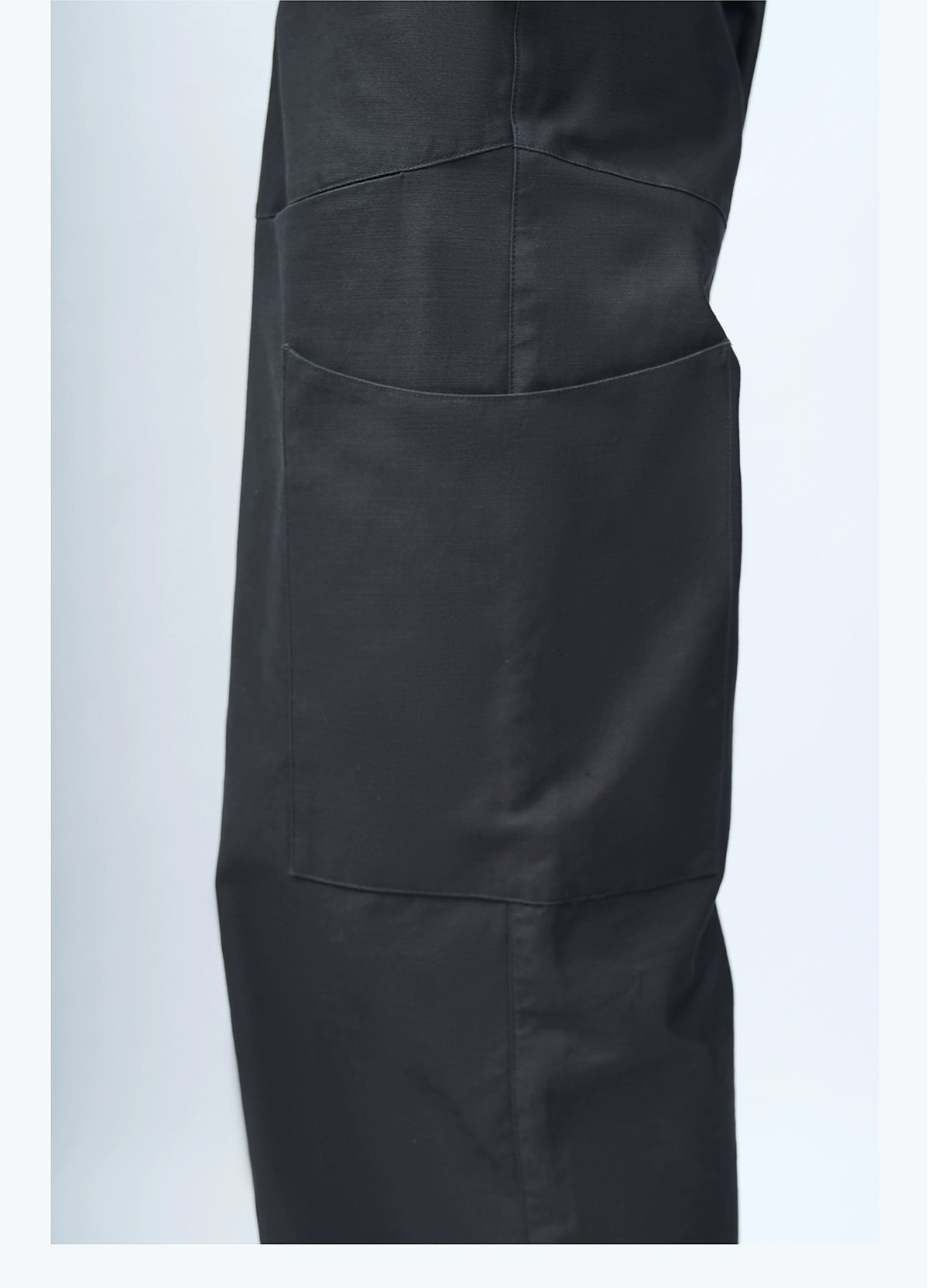 Cross Cut Washed Wide-Leg Cargo Pants