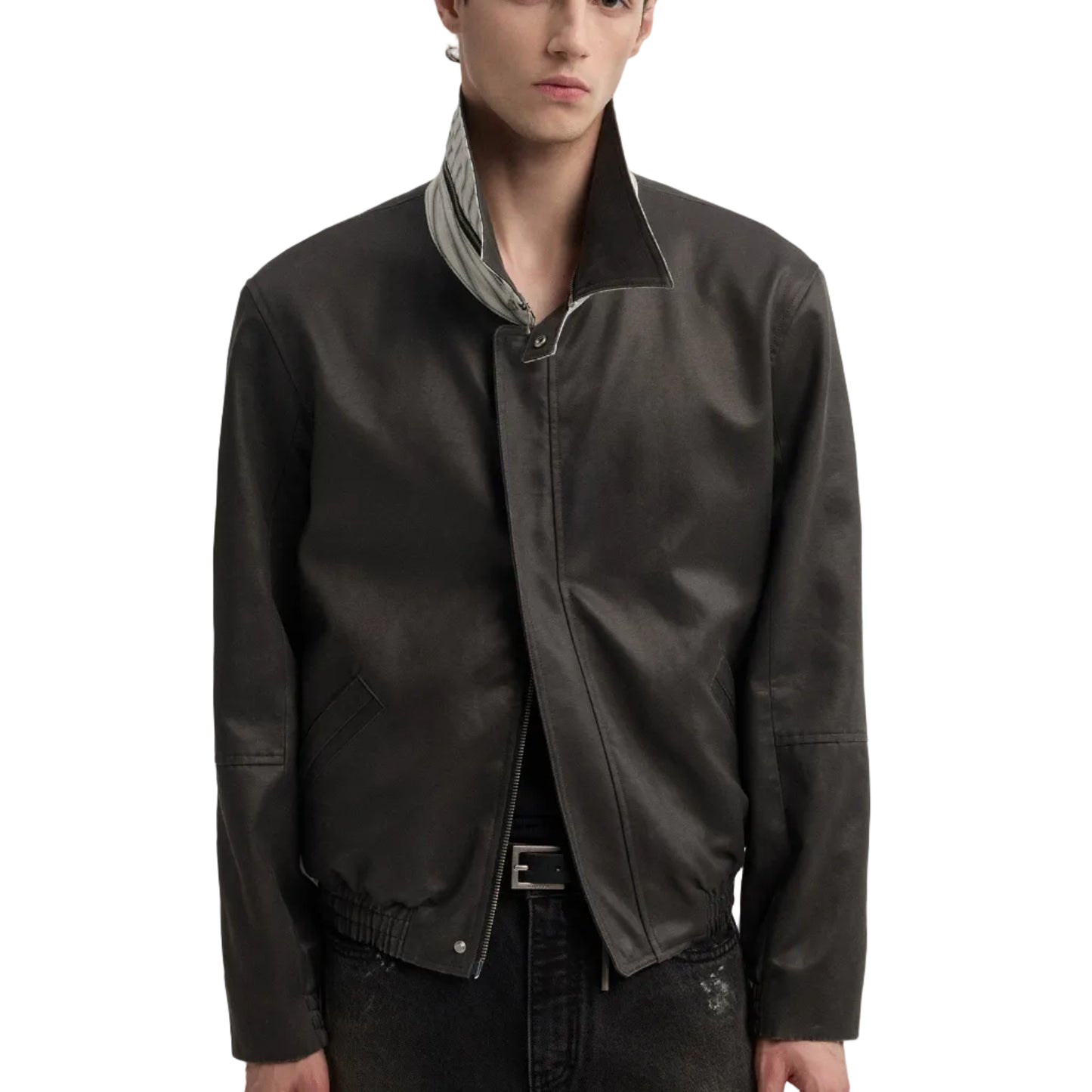 Multi-form reversible striped jacket