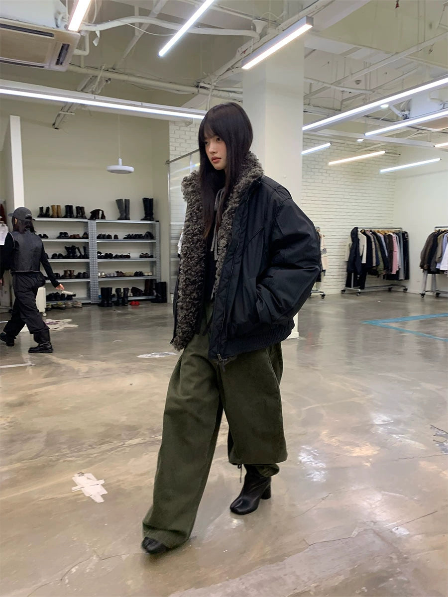 Washed Baggy Jeans