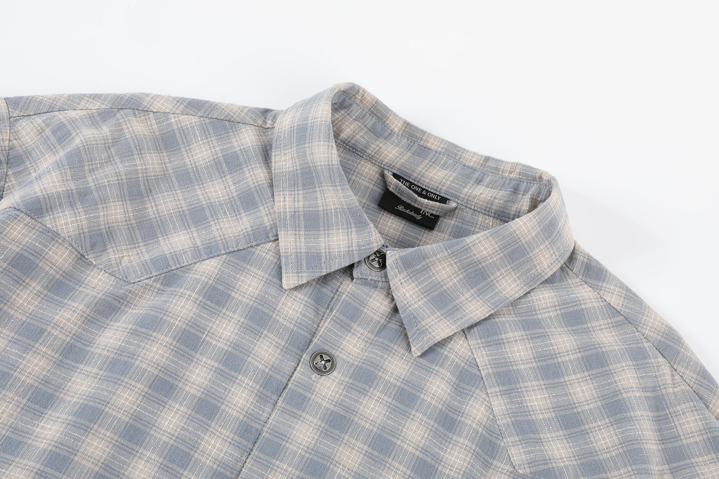 Japanese check western shirt