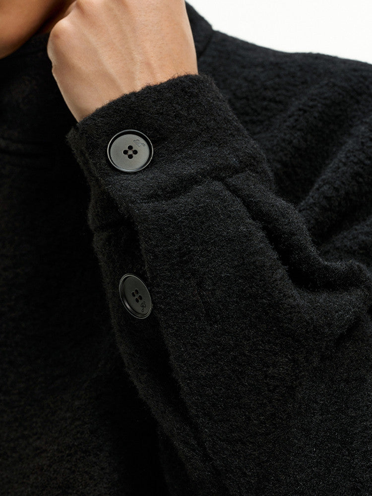 Wool Buckle Loop Jacket