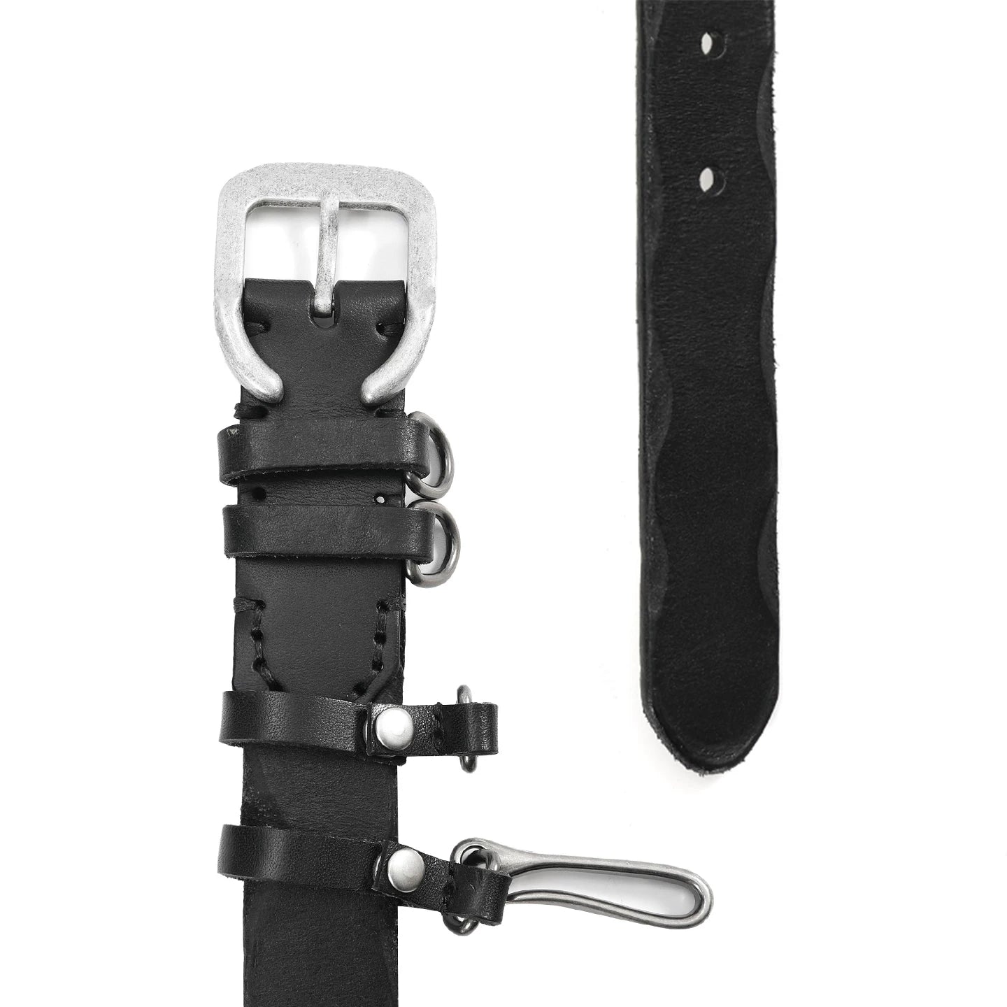 Multi-ring plant kneaded leather belt