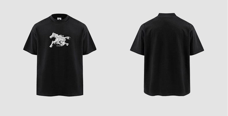 Loose heavy short sleeve tee