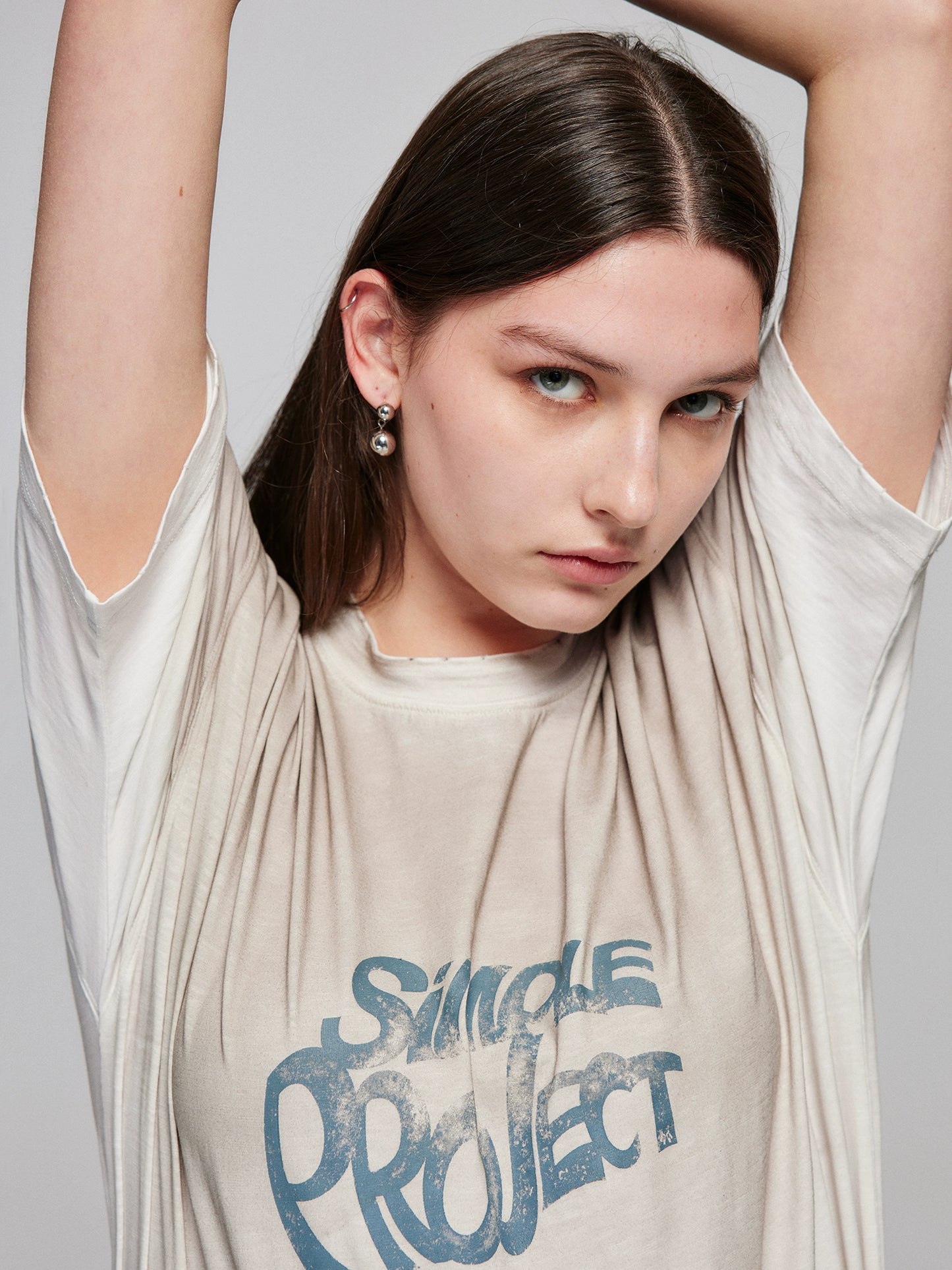 Spray Dye Distressed Short Sleeve T-Shirt