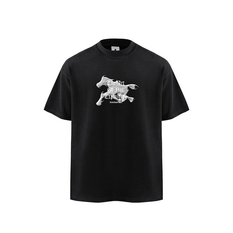 Loose heavy short sleeve tee