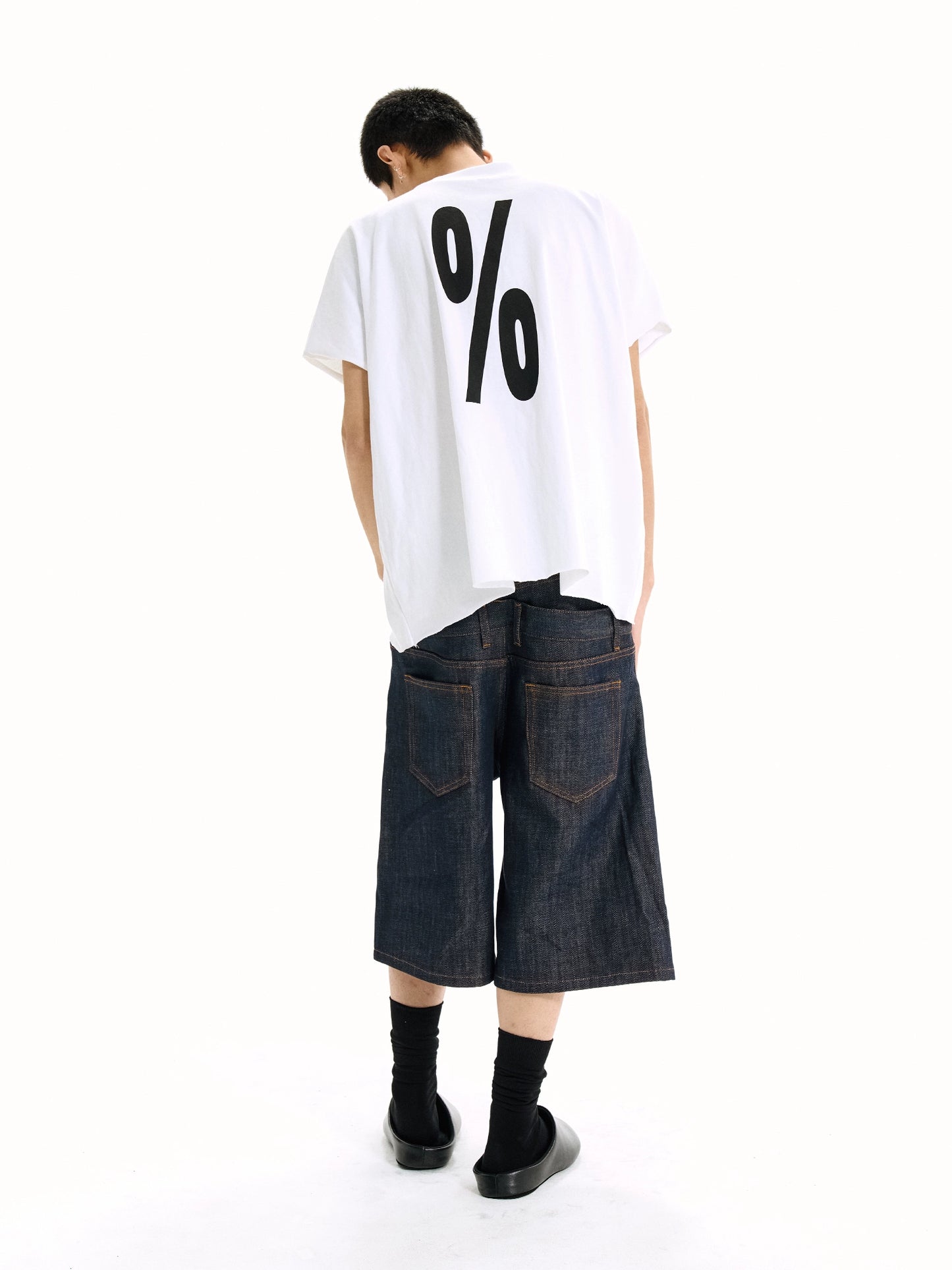 One cut vest short sleeve T-shirt