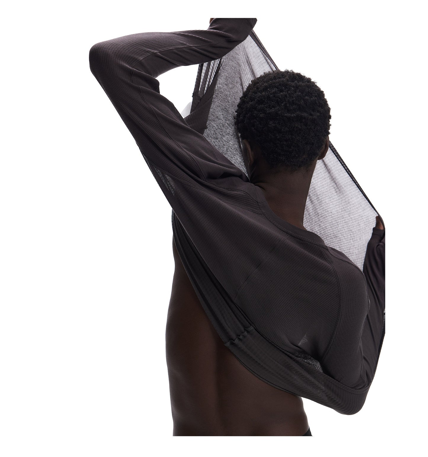 Sun-Protection 3D Cut-Out Long-Sleeve T