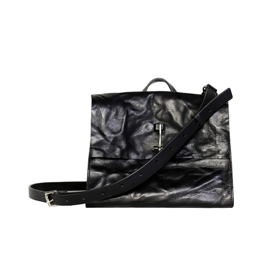 Vintage square cowhide bag