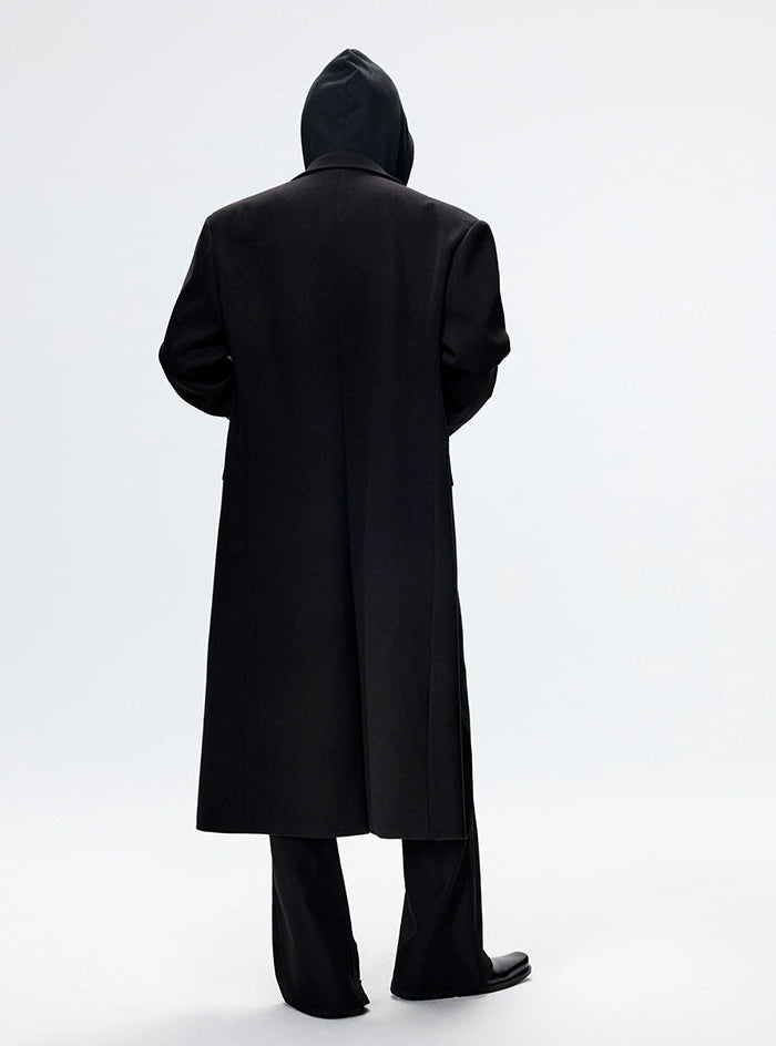 Classic Tweed Long Coat