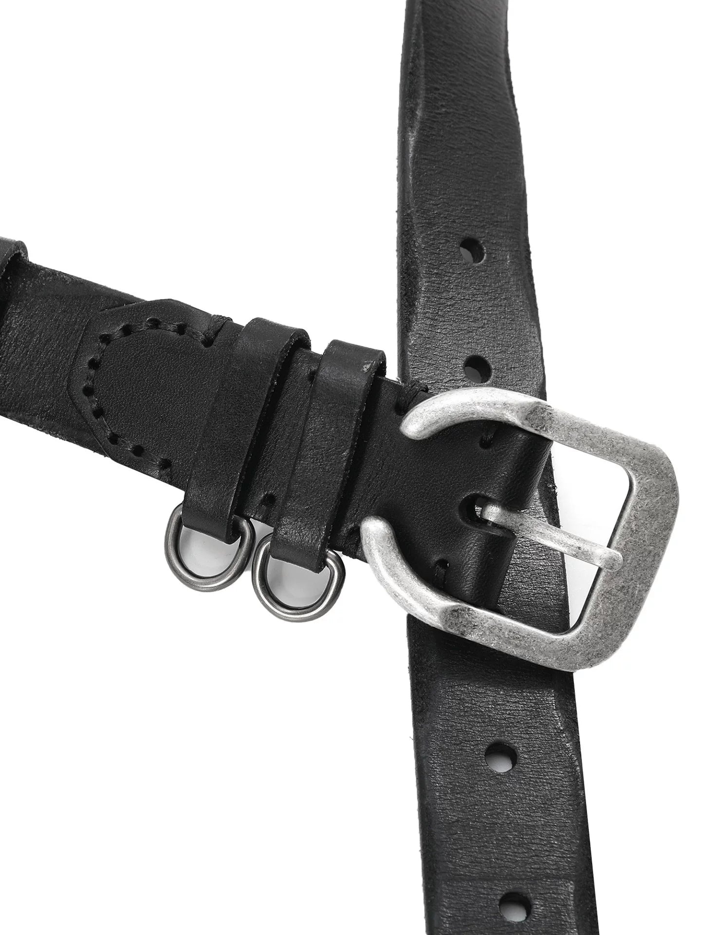 Multi-ring plant kneaded leather belt