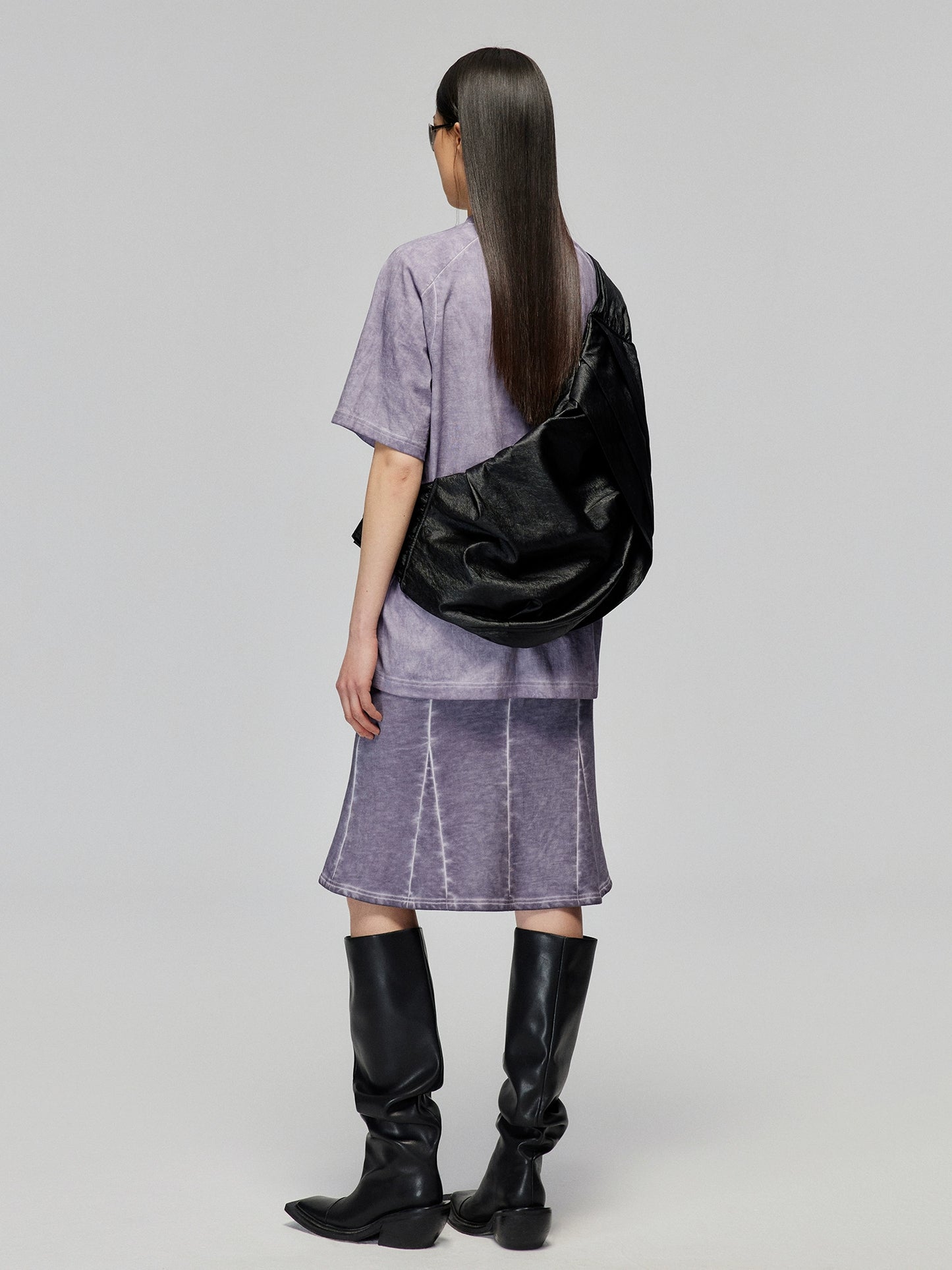 Versatile Pleated Crossbody Bag