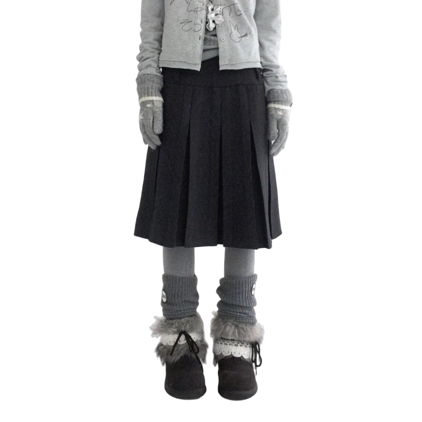 Mid-length versatile skirt