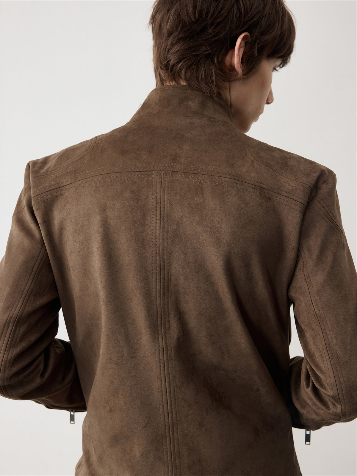 Multi-Layered Suede Jacket