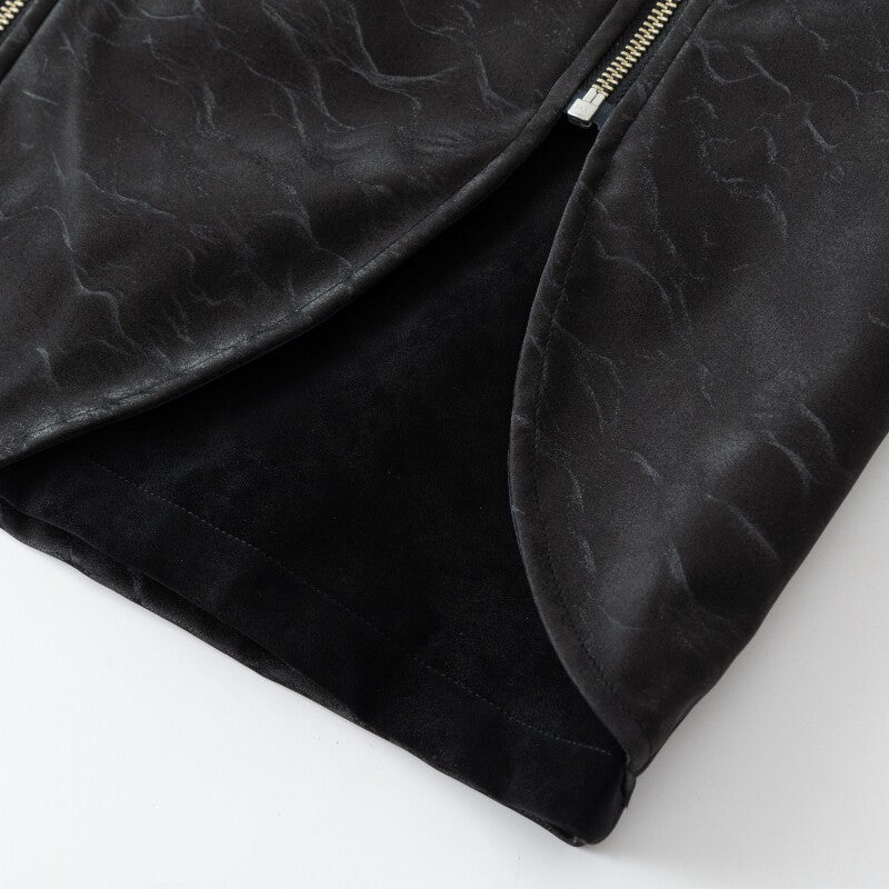 Three-Zip Patchwork Jacket "White Mist" Special Edition