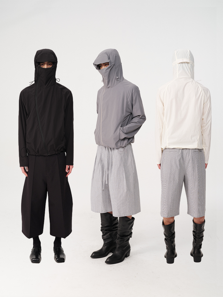Zipper Sun -Proof Hooded Jacket UPF100+