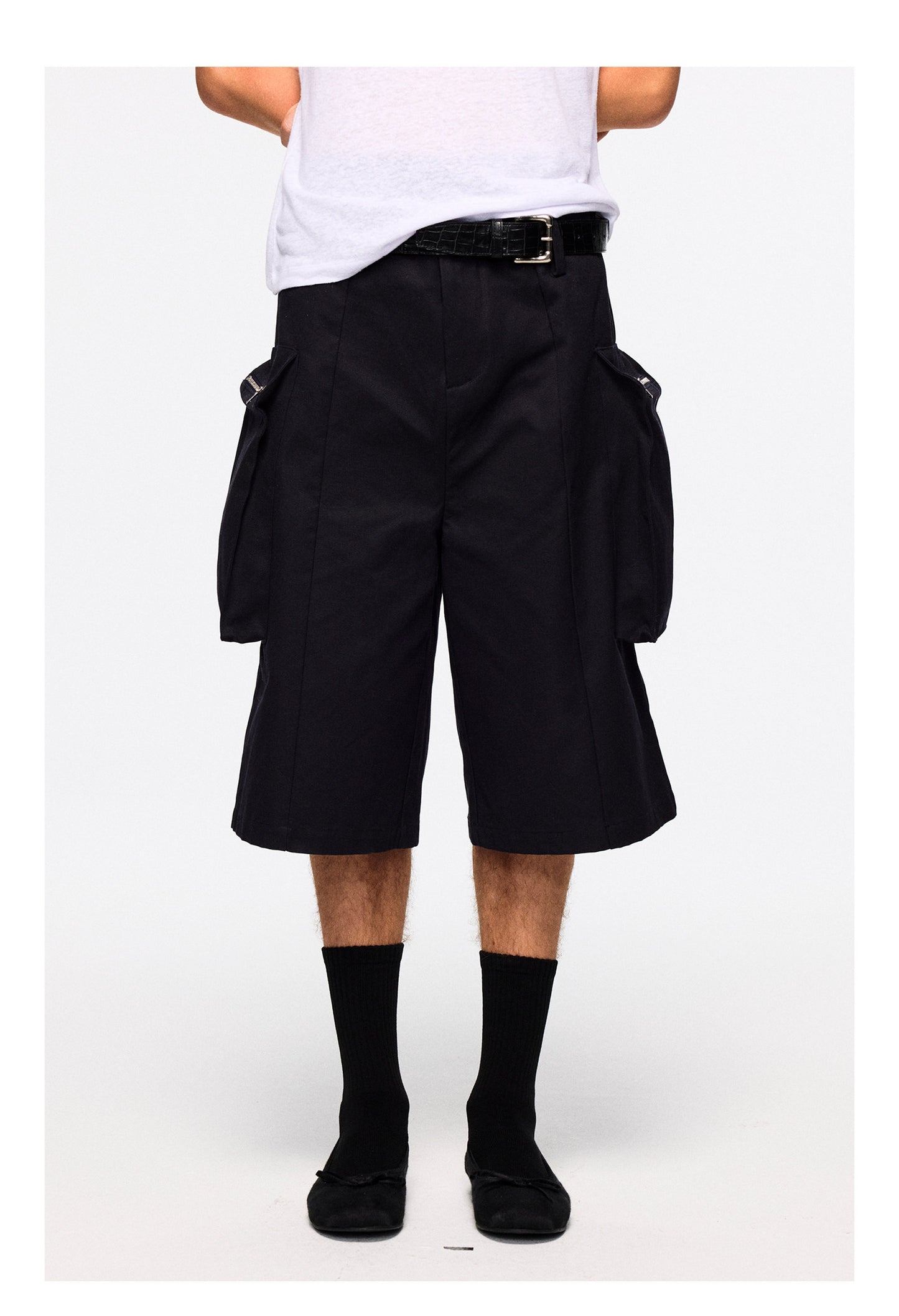 "Bunker" 3D Pocket Cropped Pants